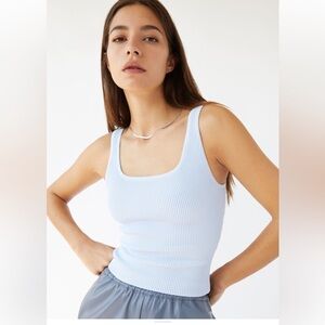 Aritzia Babaton Sculpt Knit Squareneck Tank Size XS